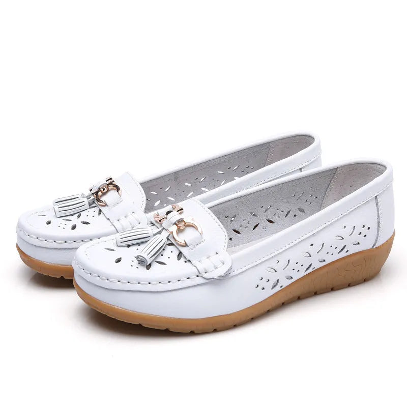 Mocasines de Cuero para Mujer – Comodidad Absoluta y Elegancia