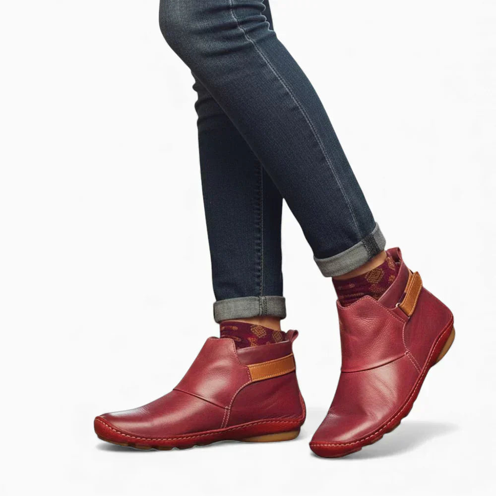 Botines de Cuero para Mujer – Comodidad y Calidez para Todo el Día