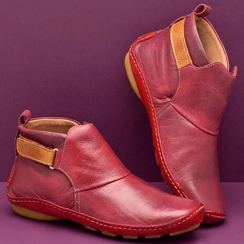 Botines de Cuero para Mujer – Comodidad y Calidez para Todo el Día