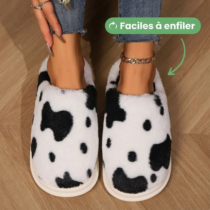Pantuflas de Piel para Mujer – Calidez Comodidad y Suela Antideslizante