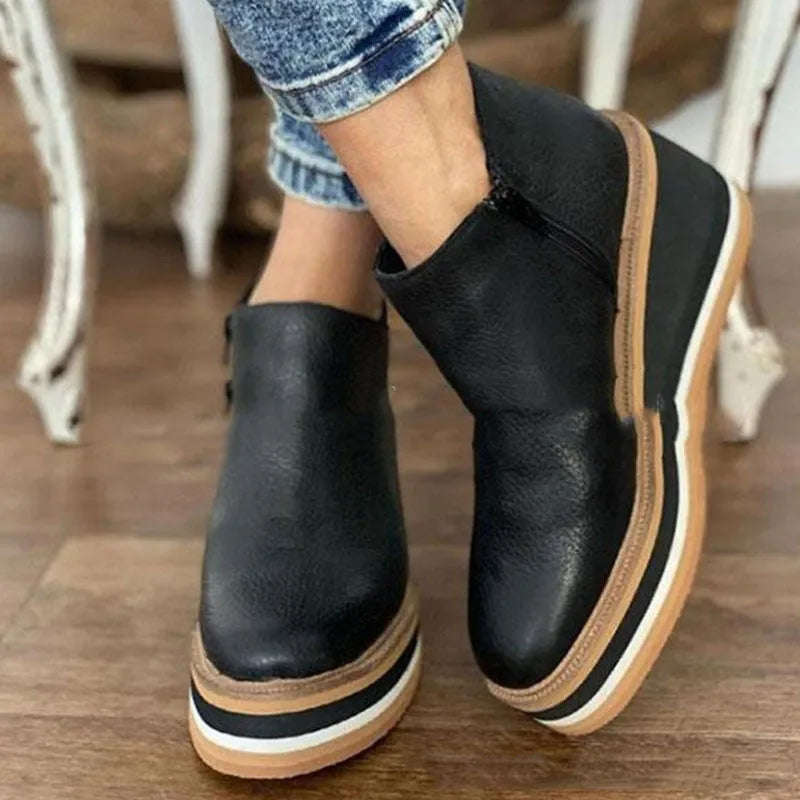 Botines con Plataforma para Mujer – Elegancia y Comodidad para Realzar Cada Paso