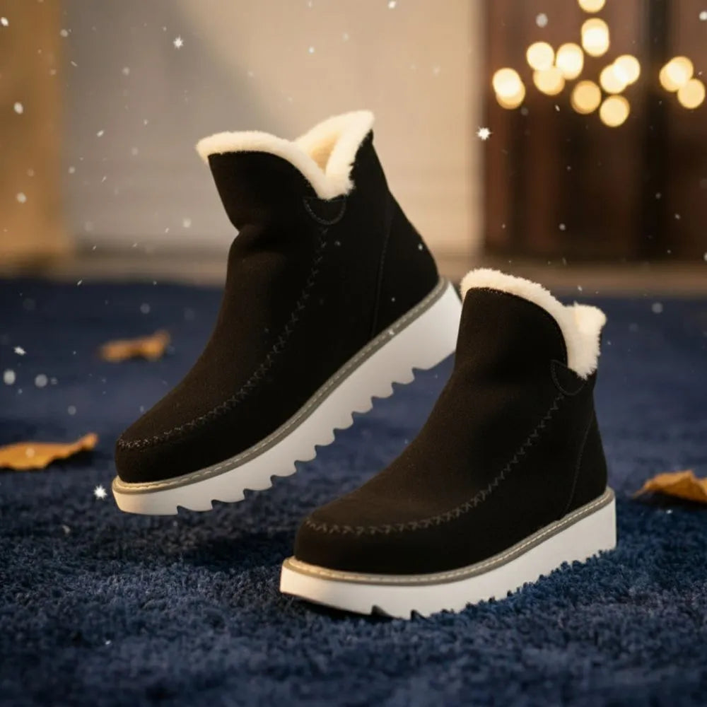 Botines de Gamuza Antideslizantes para Mujer – Comodidad y Estilo Inigualables