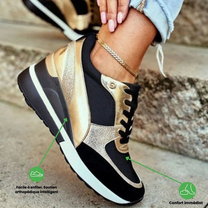 Tenis Ortopédicos con Plataforma para Mujer – Elegancia Moderna y Comodidad Superior