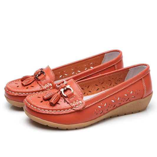Mocasines de Cuero para Mujer – Comodidad Absoluta y Elegancia
