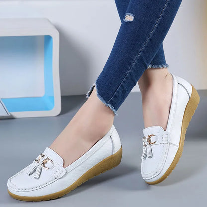 Mocasines de Cuero para Mujer – Comodidad Absoluta y Elegancia Garantizada