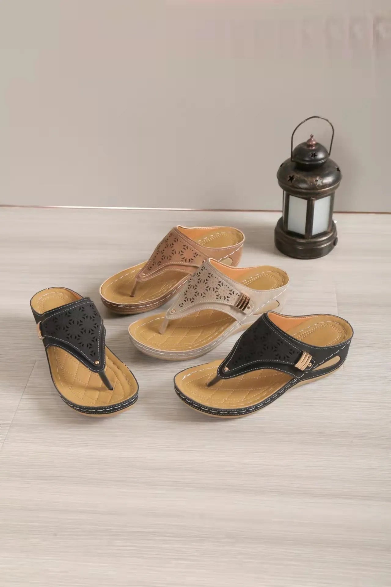 Sandalias de Cuero con Plataforma para Mujer – Elegancia y Comodidad Garantizadas