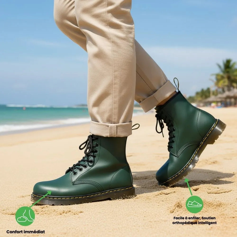 Botas Ortopédicas Estilo Martin – Comodidad Óptima y Soporte Diario