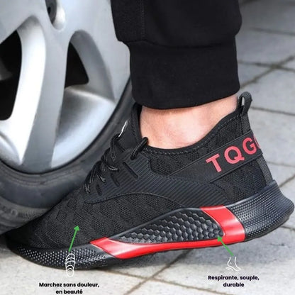 Tenis de Seguridad para Hombre con Punta de Acero – Transpirables y Resistentes